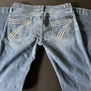 7 For All Mankind Size 29 DOJO wide leg jeans